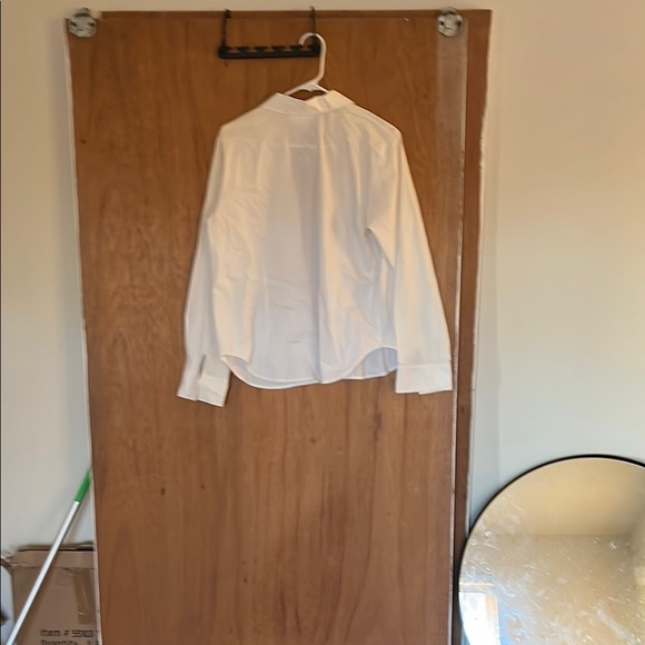 Talbots White Button-Up Blouse - Picture 3 of 5